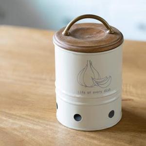 High Quality Sustainable Galvanized Iron <b>Wood</b> Kitchen Storage <b>Box</b> Set Food Container <b>with</b> Spice <b>Lid</b> for Coffee Sugar Tea Jars - Product Image 4