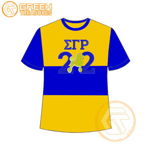 Venta al por mayor Sigma Gamma Rho mujeres camiseta hermandad ropa algodón Jersey alta calidad transpirable camiseta mujeres ropa griega - Product Image 1
