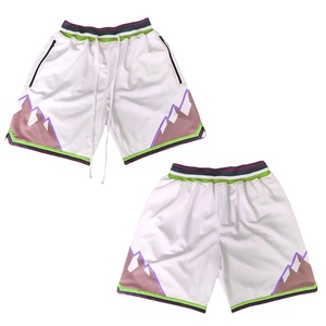 <span class=keywords><strong>Pantaloncini</strong></span> Unisex Traspiranti in Rete Personalizzati 2025, Doppio Strato con Stampa <span class=keywords><strong>Bandana</strong></span>, 5 Pollici, con Coulisse - Stampa a Sublimazione - Product Image 4