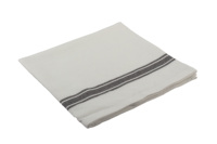 Lot de 12 serviettes de cuisine vintage 100 % coton à séchage rapide, écologiques, motif à carreaux gris, pour usage domestique, tissées, pour enfants