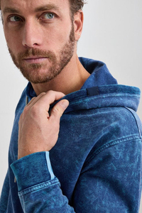 Bas quantité minimale de commande En Gros Rue Mode Hommes Acide Lavage Hoodies Nouveau Chaud Hiver Coton Polyester Thermique Hoodies Pour Hommes - Product Image 4