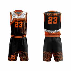 Camiseta de Baloncesto Personalizada para Hombre, Secado Rápido, Uniforme Retro Profesional, Transpirable, con Opción de Talla Grande - Product Image 2