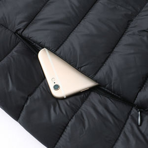 Veste matelassée à capuche légère et pliable personnalisable pour homme, respirante et conçue par OEM pour veste d'hiver à bulles - Product Image 5