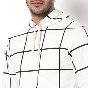Sweat-shirts à capuche pour hommes, design rayé, fabrication sur mesure OEM, en vente, pull-over streetwear décontracté, sweat-shirt pour hommes - Product Image 6
