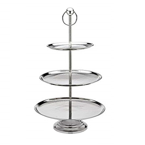 Birthday Wedding Or Christmas Party Celebration Best Quality Rounded Shape Custom Made Decorative Metal <b>Cake</b> <b>Stand</b> - Product Image 5