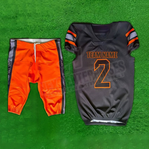 Haga su propio diseño Barato Sublimación completa Uniforme de fútbol americano Equipo personalizado Camiseta de fútbol Hecho en Pakistán con Oem - Product Image 2