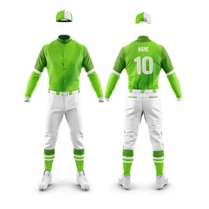 Maillots de baseball pour hommes adultes surdimensionnés de haute qualité, imprimés sur mesure, ensembles de maillots de softball respirants avec impression par sublimation - Product Image 4