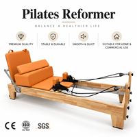 Lit de Pilates Reformer, Équipement de Pilates Reformer, Vente Directe Usine, Usage Commercial, Bois d'érable
