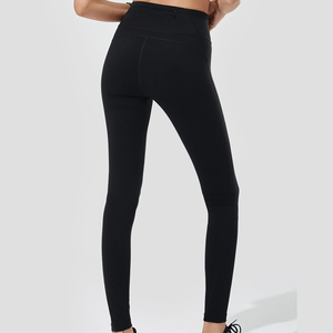 Women's High Waist <b>Legging</b> Comfortable Soft Stretch Knitted Fabric Full-Length Seamed <b>Legging</b> - Product Image 2