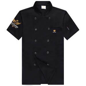 Abrigo transpirable con estilo blanco, ropa de cocina, uniformes de <span class=keywords><strong>Chef</strong></span> para repostería, Pizza, Sushi, funciona, <span class=keywords><strong>Restaurante</strong></span> japonés italiano con logotipo - Product Image 3