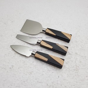 Classic Style 18/8 Stainless Steel Cheese <b>Knife</b> Set Resin and Wood Handle Manufacturer and Exporter Wedding Party Cheese <b>Knife</b> - Product Image 5