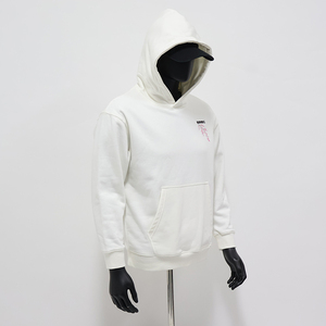 เสื้อฮู้ดดี้สั่งทำพิเศษ 400 500 GSM เสื้อฮู้ดดี้แบบสวมหัวทรงหลวม ไหล่ตก ผ้าคอตตอน 100% ทรงบ็อกซี่ สำหรับผู้ชาย - Product Image 2