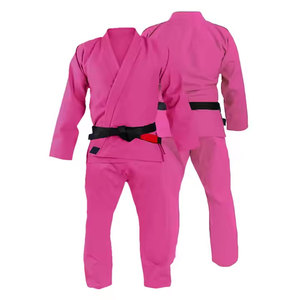 Conjuntos de uniformes de Karate para hombres de calidad profesional Frente 100% algodón Secado rápido Transpirable Ropa de artes marciales Venta directa de fábrica Precio bajo - Product Image 3
