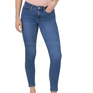 กางเกงยีนส์ผ้าฝ้าย100% ทำจากผ้าคอตตอนสำหรับฤดูใบไม้ร่วงและฤดูหนาว - Product Image 1