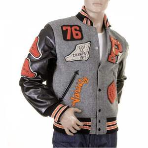 Chaqueta de Punto de Alta Calidad para Hombre, Estilo Béisbol Urbano, Ecológica, Casual, Transpirable, de Secado Rápido, con Estampado Animal, Bordado y Patchwork - Product Image 5