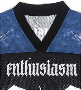 Camiseta de fútbol americano de calidad superior OEM 2025, camiseta de malla personalizada para entrenamiento, camiseta de gran tamaño - Product Image 2