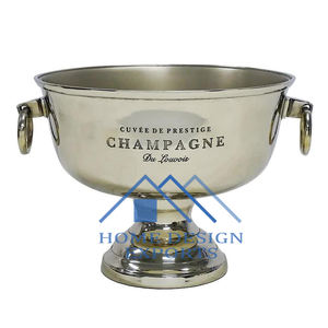 Dernière conception d'usine de seau à vin à champagne en gros avec logo personnalisé seau à vin en métal en aluminium le plus vendu - Product Image 4
