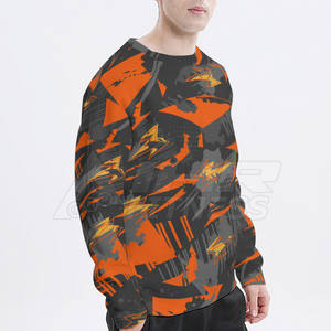 Venta al por mayor de los hombres de peso ligero de invierno tailandés sudaderas cómodas cintura elástica sólido sublimación liso teñido sudaderas con capucha - Product Image 5