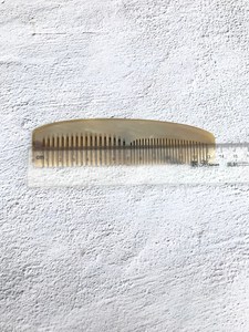 Buffalo Horn Wide Tooth Comb Handmade Detangling Comb <b>for</b> Thick Dry & Curly <b>Hair</b> Available at Wholesale Price from India - Product Image 4