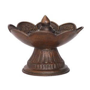 Brûleur purifiant en laiton Dhuna Loban Brûleur Dhoop Dhuni Brûleur d'encens Sambrani Dhoop pour Loban - Product Image 2