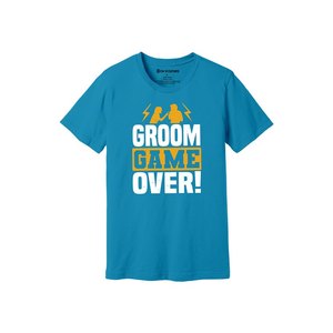 Camiseta personalizable de 100% algodón con 12 temas de fiesta de colores estampado estilo informal patrón 3D 160-180 tela de algodón pesado GSM 100% - Product Image 3