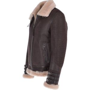 Chaqueta de Invierno de Piel de Oveja Genuina de Primera Calidad para Hombre y Mujer, Transpirable, Ecológica, Estilo Urbano, Cierre de Cremallera, Duradera - Product Image 3