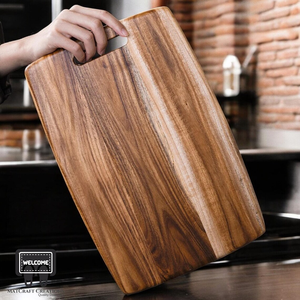 เขียงไม้เนื้อแข็งปรับแต่งได้สำหรับเครื่องครัวผิวไม่ดูดซับสำหรับตัดมะเขือเทศหรือแตง - Product Image 1