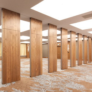 Wooden Folding Sliding Soundproof <strong>Partition</strong> <strong>Wall</strong> Manufacturer Operable Movable <strong>Partition</strong> <strong>Wall</strong> - Product Image 5