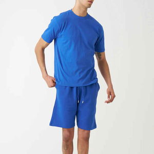 Conjunto Deportivo Informal de Verano para Hombre, Pantalones Cortos Transpirables, Camiseta de Manga Corta 100% Algodón de Secado Rápido, Conjunto de 2 Piezas - Product Image 3