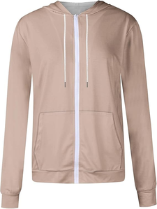 สเวตเชิ้ตมีฮู้ดขนาดใหญ่พิเศษสำหรับผู้หญิงเสื้อลำลองสีพื้นสำหรับฤดูใบไม้ร่วงฤดูหนาว - Product Image 4