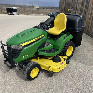 Achetez un tracteur à gazon John Deere X590 d'occasion, tondeuse à braquage zéro, tondeuse autoportée de 60 pouces - Product Image 1