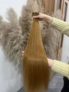 Extensions de cheveux naturels à bandes adhésives, lisses et raides, couleur naturelle, cuticules alignées, prix de gros - Product Image 2