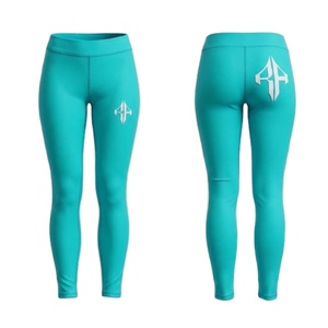 Leggings de Mujer de Alta Calidad, Diseño Personalizado, Estilo Casual, Material Spandex/Nylon, Estampado Técnico, por RIVIAN ATLANTIC - Product Image 1
