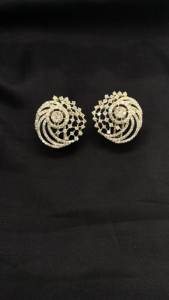 Meilleures ventes Boucles d'oreilles en diamant véritable VS Purity I J Color Collection à la mode pour un usage décontracté Bijoux pour femmes - Product Image 5