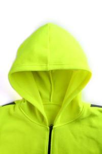 Yellow <b>Reflective</b> Safety Jacket ANSI Class 2 with LED Flash & Waterproof for Winter Outdoor Activities Customized Logo - Product Image 4