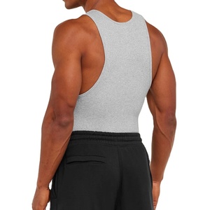Débardeur de sport et yoga personnalisé en tissu 90 % Spandex 10 % Nylon de haute qualité, coupe ajustée pour musculation et bodybuilding - Product Image 6