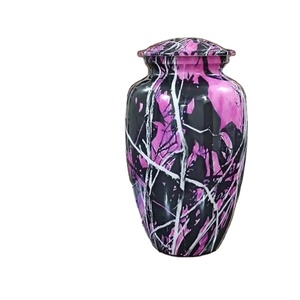 Urnas Funerarias de Aluminio Morado para Adultos, Urnas Funerarias de Metal Clásicas de Primera Calidad, Precios Razonables, Urnas de Metal para Funerales a Precios Bajos - Product Image 1
