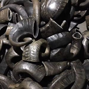 เครื่องประดับฮอร์นทำมือธรรมชาติเขาควายขัดเขาจริงสำหรับแก้วเครื่องประดับมีดจับและตกแต่ง - Product Image 4