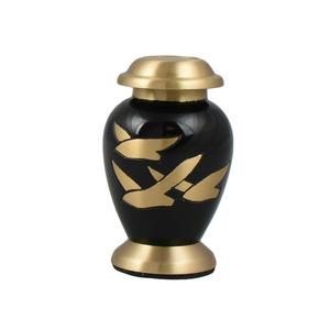 Urnes de crémation blanches au Design argenté classique, fournitures de funérailles en métal de haute qualité pour les cendres humaines à faible coût - Product Image 6