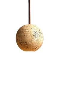 Travertine โคมไฟระย้าทรงกลมสไตล์ญี่ปุ่นโคมไฟ LED แขวนเพดานหินทันสมัยบ้านโรงแรมร้านอาหารรู้สึกหรูหรา - Product Image 2