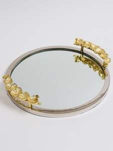 Bandeja Sofisticada de Metal y Espejo Diseñada para Decoración del Hogar Elegante y Regalos Premium - Product Image 6