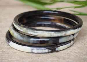 Alta venta cuerno de búfalo madre de perla incrustaciones trabajo pulsera brazalete hecho a mano artesanías naturales para bodas nuevo diseño de la India - Product Image 4