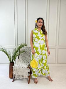 Kurti Moderno de Algodón sin Mangas, Prenda Multiusos Cómoda para Mujer, para Uso Diario en Casa y Uso Regular - Product Image 5