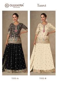 Chinon occasionnel avec broderie Salwar Suit Fabricant et fournisseur de l'Inde au taux le plus bas - Product Image 6