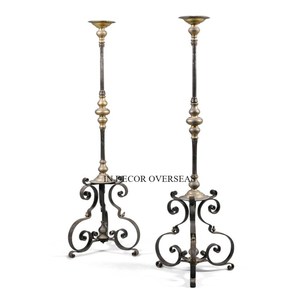 Candelabros de decoración de boda de diseño elegante de 7 brazos hechos de Metal de primera calidad chapados en oro de alta calidad de aspecto elegante DE LA India - Product Image 3