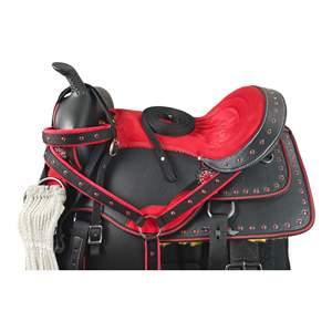 Venta al por mayor asequible Barril Racing Saddles Cuero genuino Hecho a mano Premium Western Horse Saddles Bulk Rodeo Cowboy Tack Factory - Product Image 2