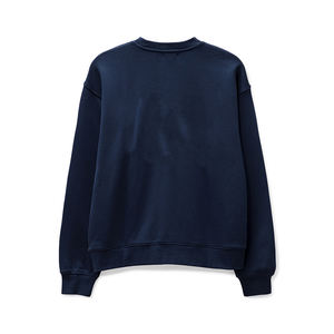 2025 hommes Vintage Western hiver découpé solide pull sweat haute qualité Polyester/coton surdimensionné - Product Image 2