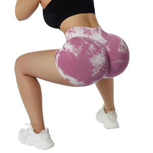 Shorts de yoga taille haute à compression unie par sublimation pour femme – Confort optimal, séchage rapide, respirant, pour le sport, la gym et la course à pied - Product Image 1