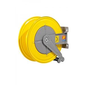 Meclube Carrete de Manguera Fija para Aire Agua 20 Bar Mod. F 555 Sin Manguera Entrada Salida F1 ''G M1'' G para Jardines - Product Image 1