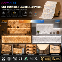 Bande LED en Rouleau – Vente en Gros Usine – Feuille LED Flexible Double Blanc Réglable (UL) – Rouleau de 10m Haute Densité Sans Scintillement pour la Vente au Détail
